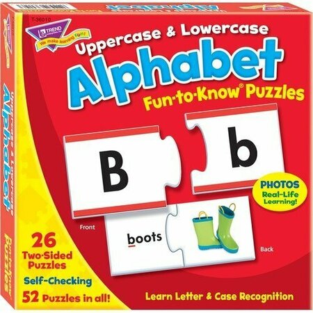 TREND ENTERPRISES Puzzle, Alphabet, 3inWx3inH, MI TEP36010